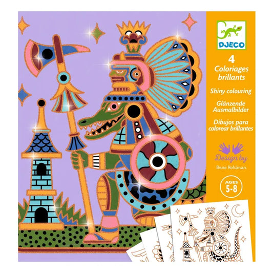 Glinsterende Kleuprlaten heldhaftige dieren