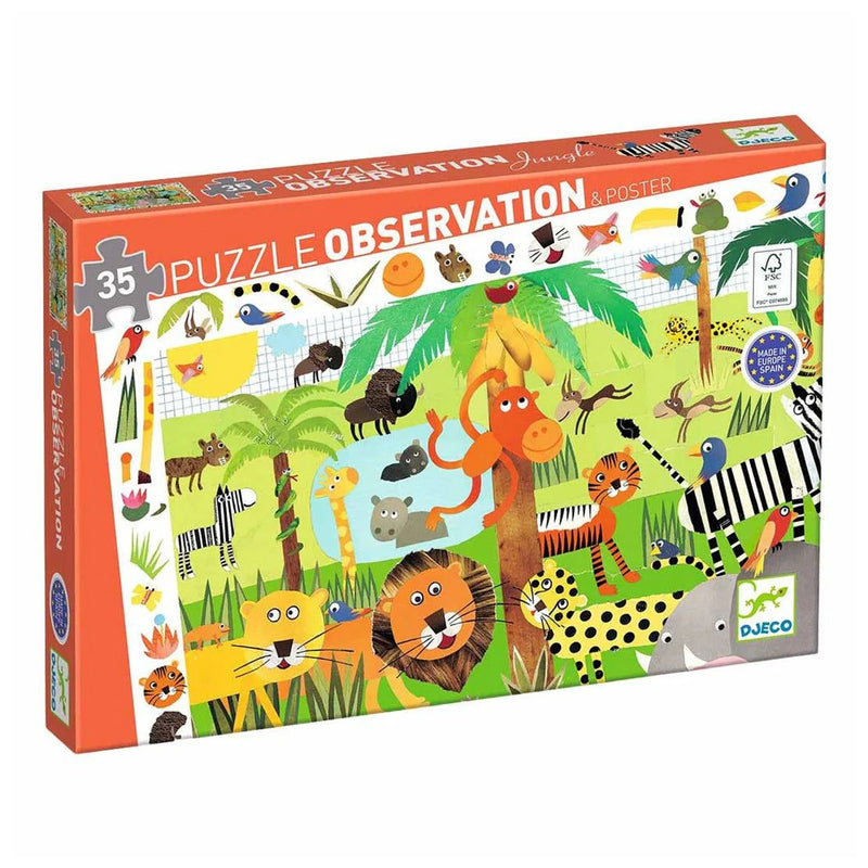 Puzzel Observatie - Jungle