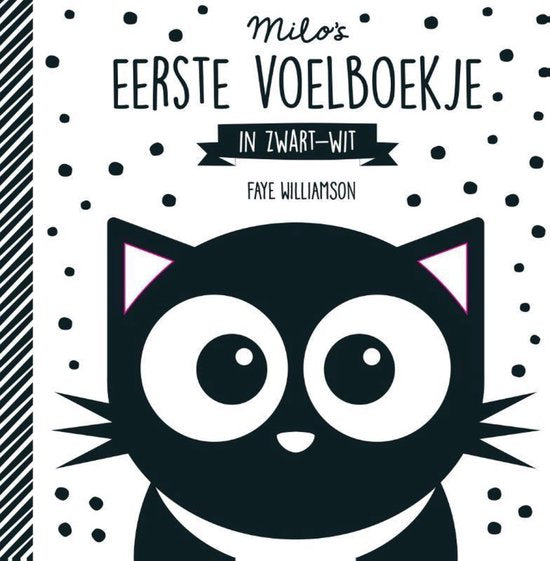 Milo's Eerste voelboekje in zwart-wit