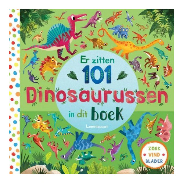 Er zitten 101 dinosaurussen in dit boek