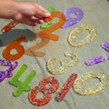 Regenboog Glitter Cijfers