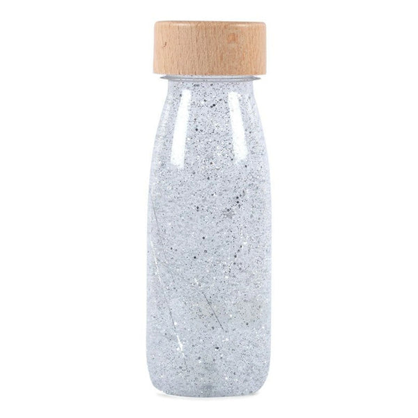 Sensorische Fles Zilver glitter