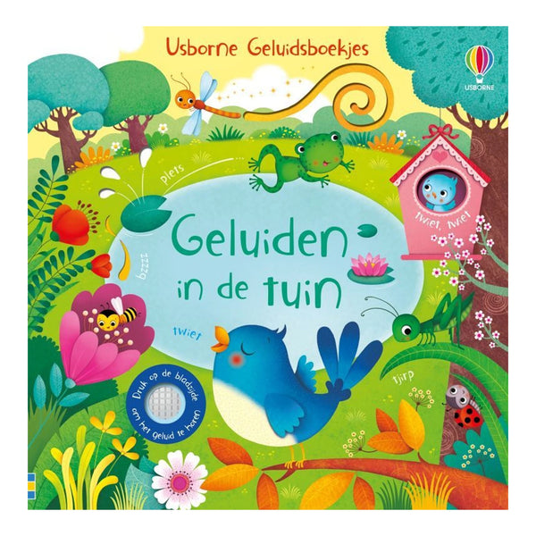 Geluidenboek Karton: Geluiden in de tuin