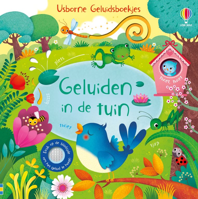 Geluidenboek Karton: Geluiden in de tuin