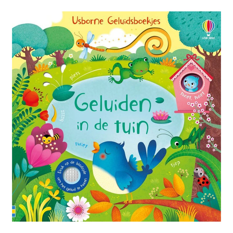 Geluidenboek Karton: Geluiden in de tuin