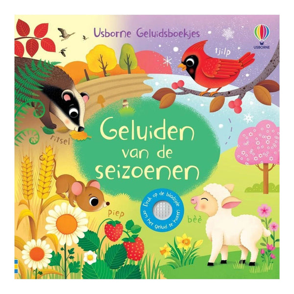 Geluidenboek Karton: Geluiden van de seizoenen