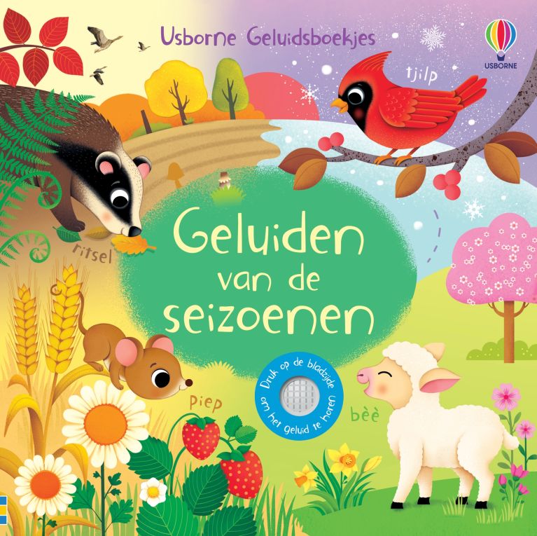 Geluidenboek Karton: Geluiden van de seizoenen