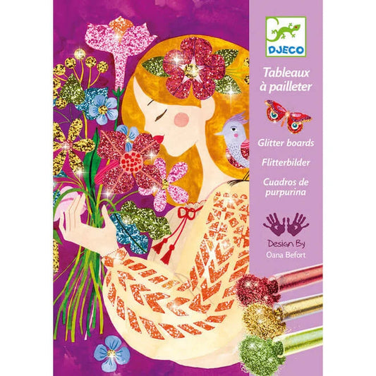 Glitterschilderij Bloemengeuren