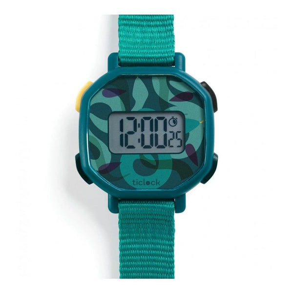 Horloge digitaal - Green Snakes