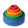 Set Stapelbakjes Blauw regenboog