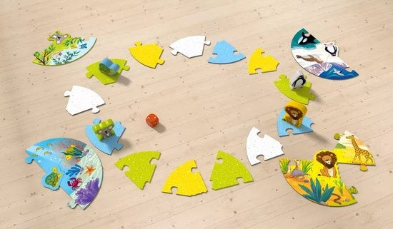 Game Meets Puzzel: Waar wonen de leeuw en zijn dierenvriendjes?