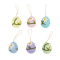 Hanger Voorjaarsei Margrietjes Turquoise
