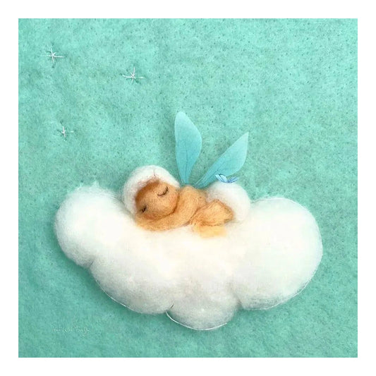 Toverlux silhouet Wolk Baby Blauw - Het Wol Feetje