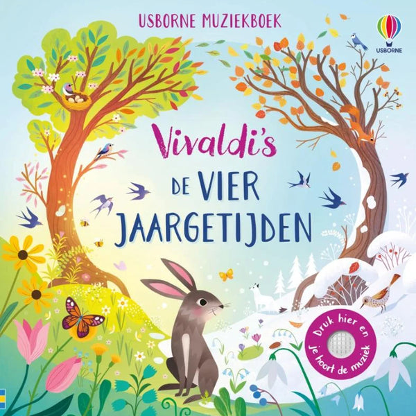 Geluidenboek Karton: Vivaldi's De Vier Jaargetijden