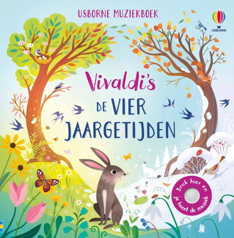 Geluidenboek Karton: Vivaldi's De Vier Jaargetijden