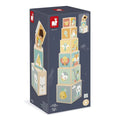 Blokkentoren - Piramide van 6 blokken