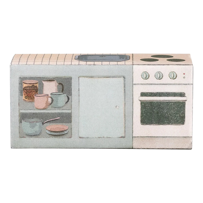 Kookset incl. kartonnen fornuis groot