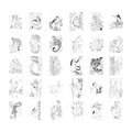 KIDYDRAW Drawing Pad Animals