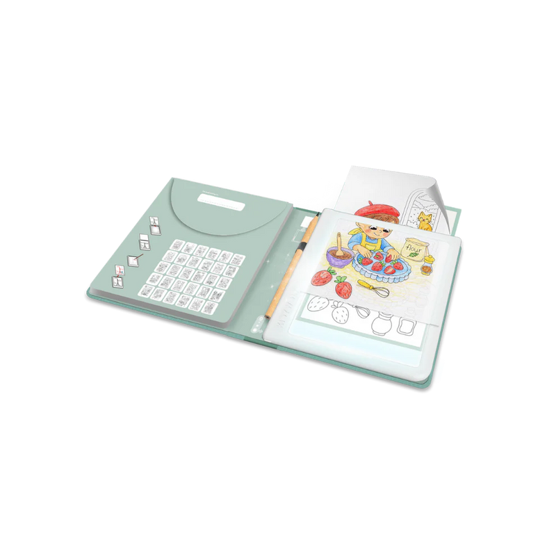 KIDYDRAW Drawing Pad Food Around the World