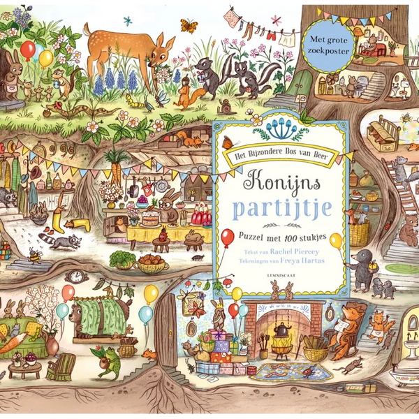 Puzzel -  Konijns Partijtje