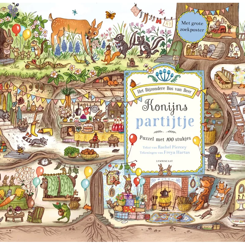 Puzzel -  Konijns Partijtje