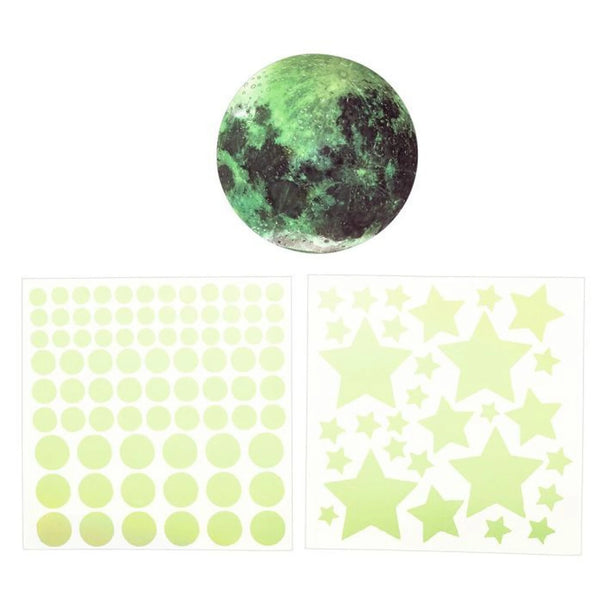 Maan en sterren Glow in the Dark