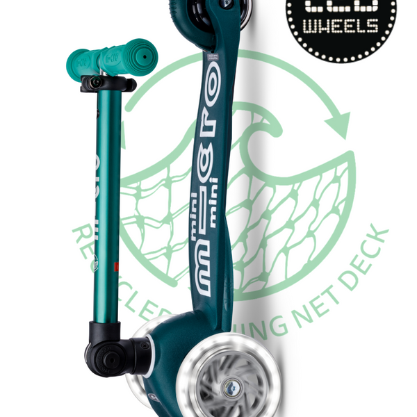 Micro Mini Deluxe Inklapbaar ECO Led - Groen