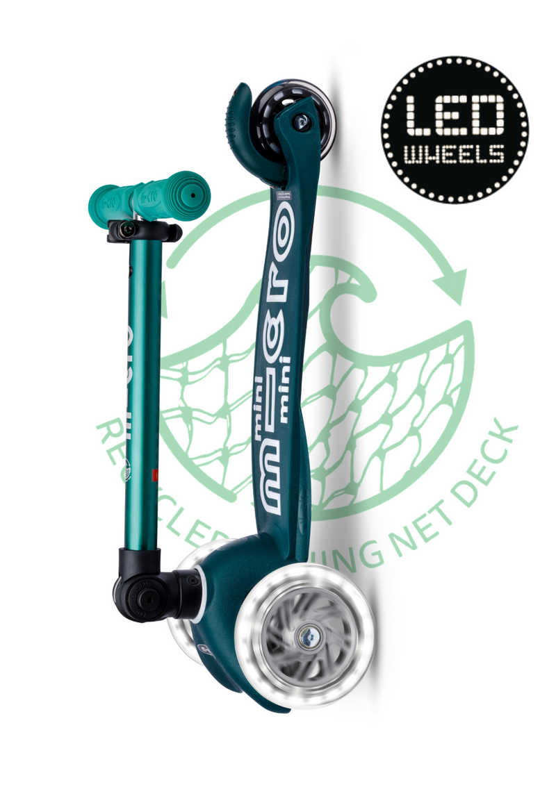 Micro Mini Deluxe Inklapbaar ECO Led - Groen
