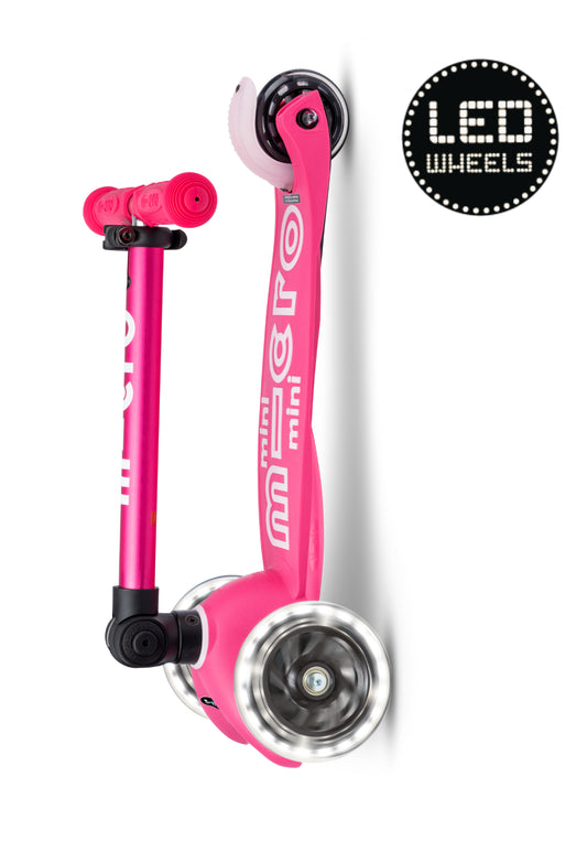 Micro Mini Inklapbaar LED Pink