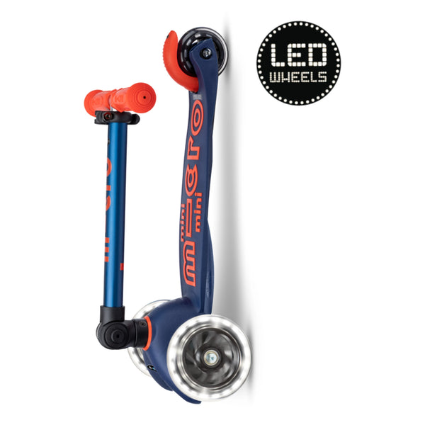 Micro Mini Inklapbaar LED Marineblauw
