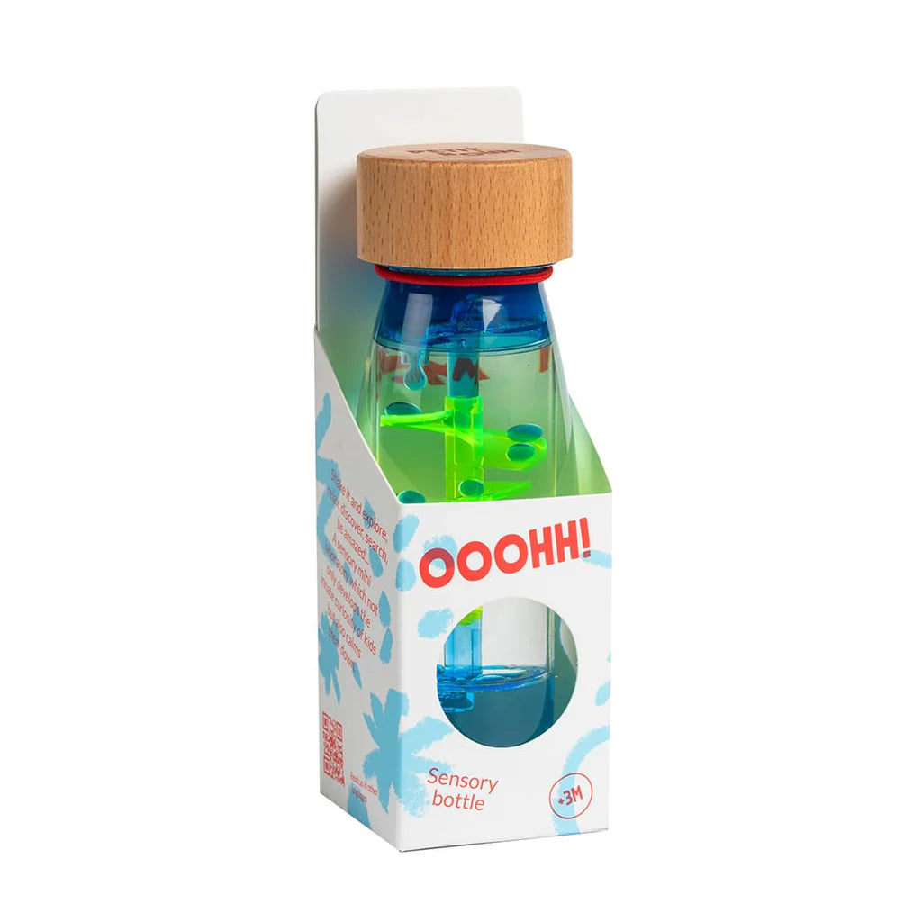 Sensorische Fles – Spiraal blauw
