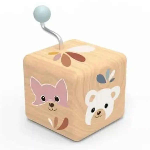houten Muziekdoosje Speedy Monkey