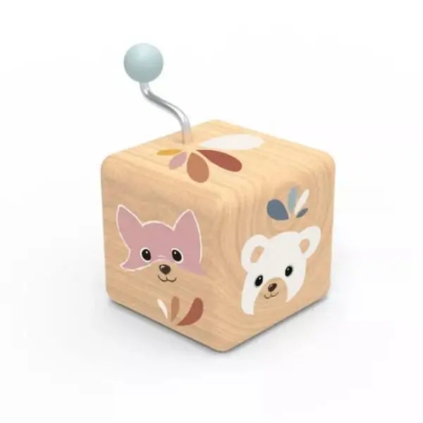 houten Muziekdoosje Speedy Monkey
