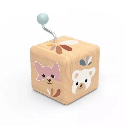 houten Muziekdoosje Speedy Monkey