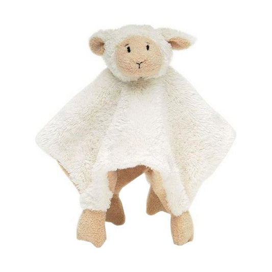 Knuffeldoekje Schaap Lammy met rammelaar