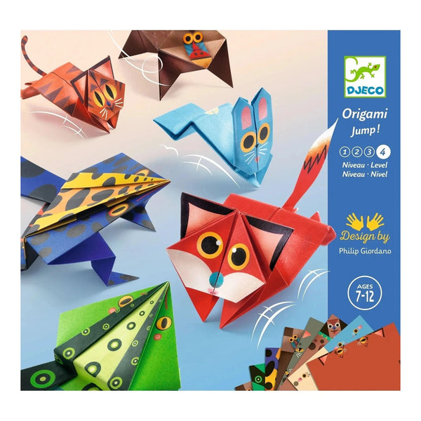 Origami springende dieren