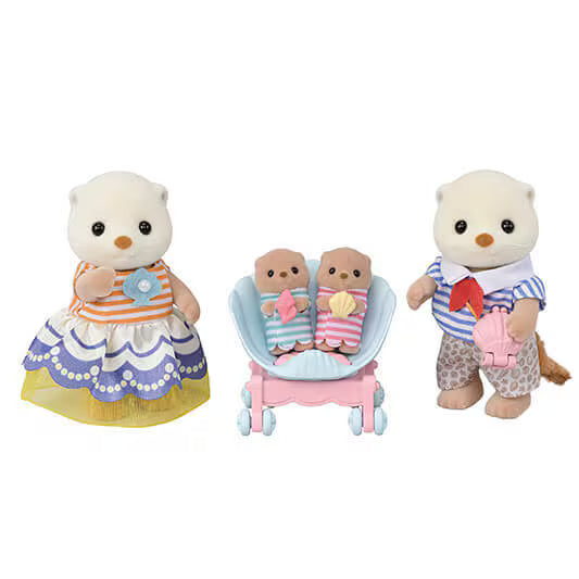 Sea Otter Familie