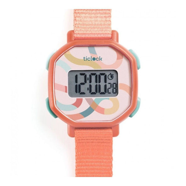 Horloge digitaal - Pastel Volute