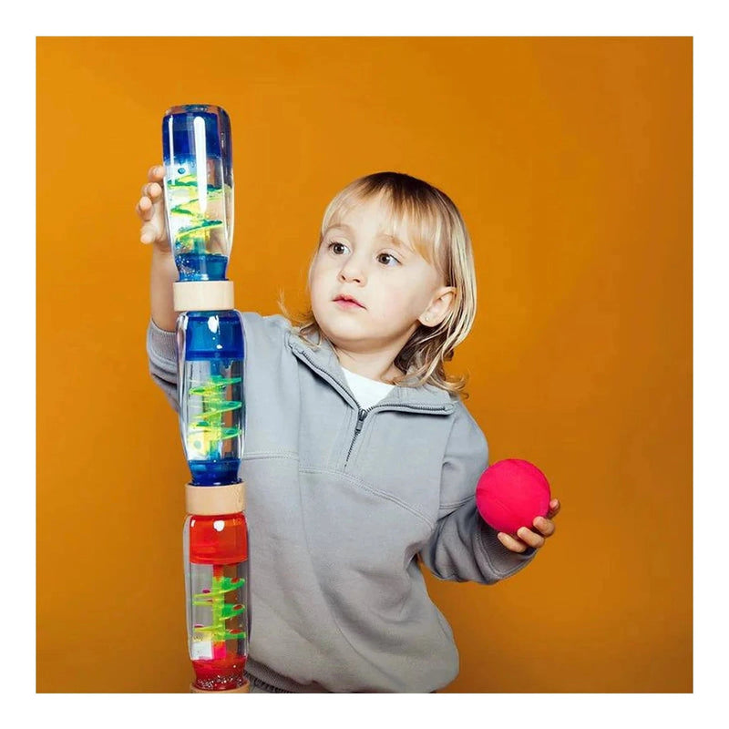 Sensorische Fles – Spiraal blauw