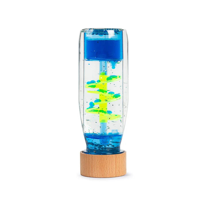 Sensorische Fles – Spiraal blauw