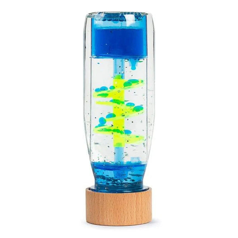 Sensorische Fles – Spiraal blauw