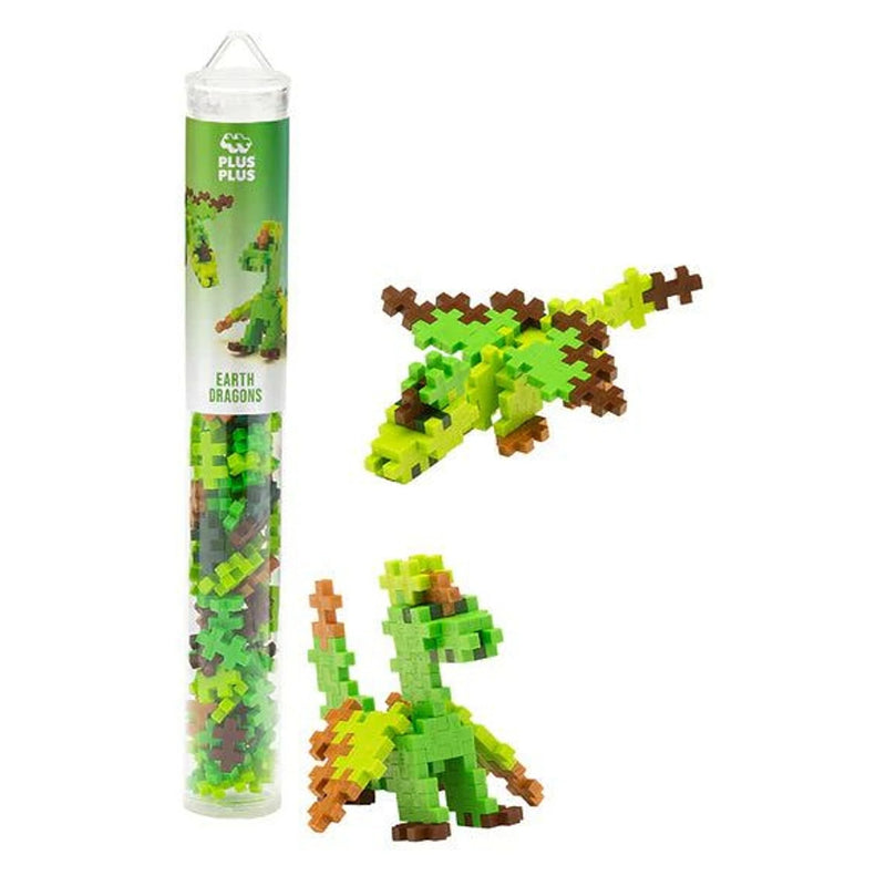 Puzzelkoker plusplus eenhoorns en draken 100 stukjes