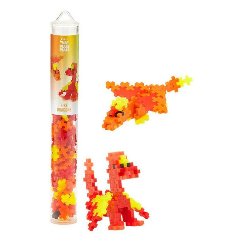 Puzzelkoker plusplus eenhoorns en draken 100 stukjes