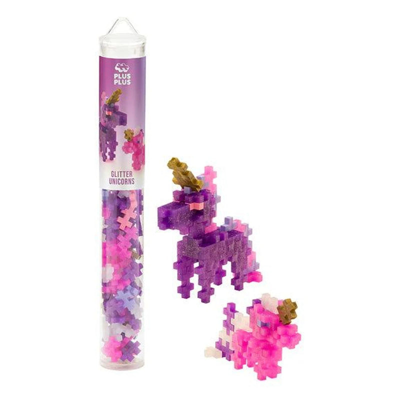 Puzzelkoker plusplus eenhoorns en draken 100 stukjes