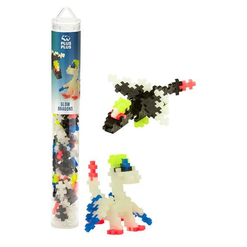 Puzzelkoker plusplus eenhoorns en draken 100 stukjes
