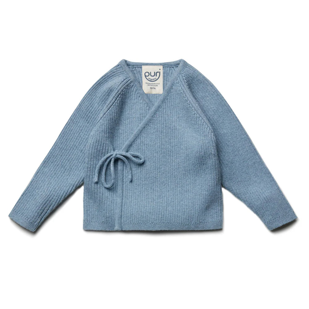 Kimono vestje van biologisch katoen  en wol