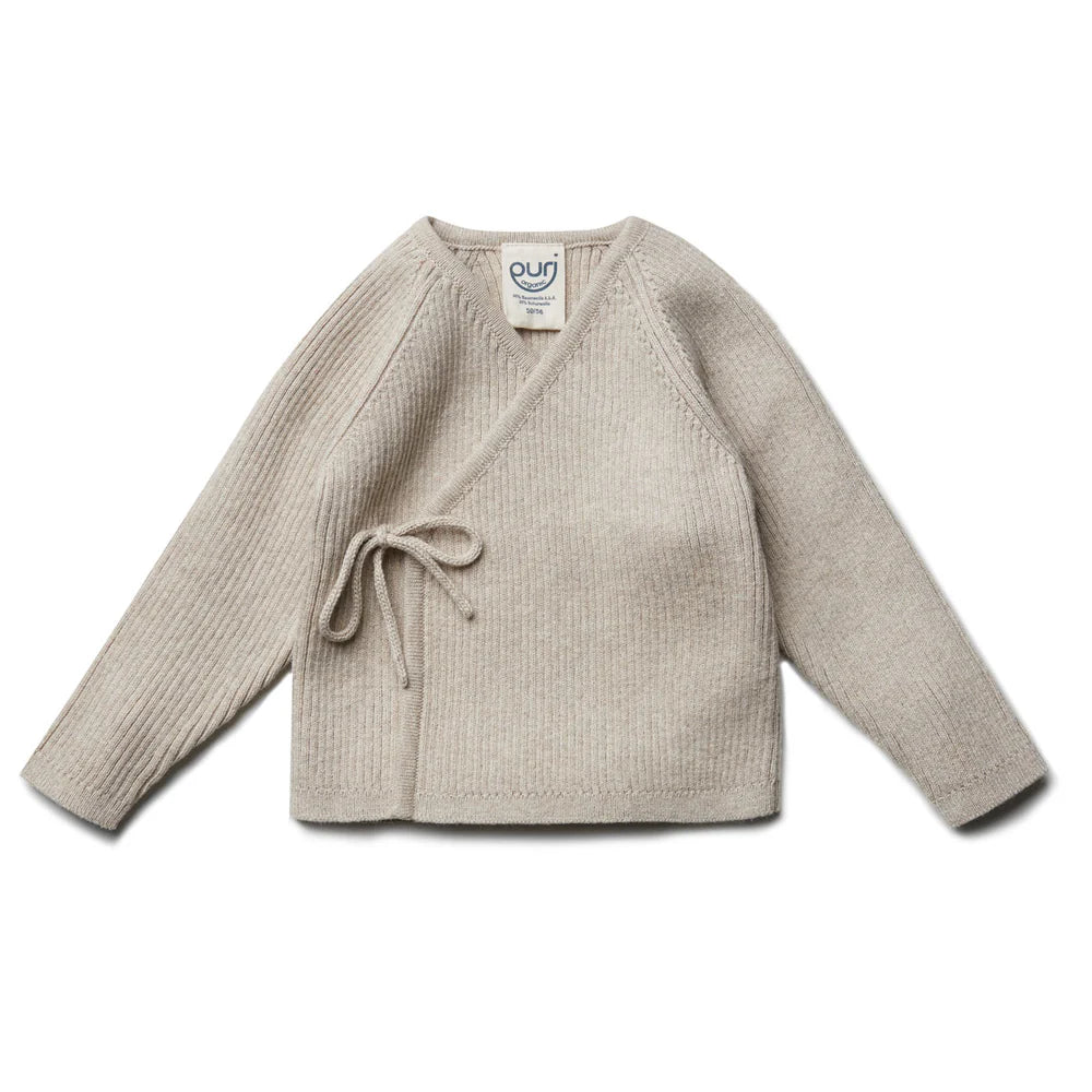 Kimono vestje van biologisch katoen  en wol