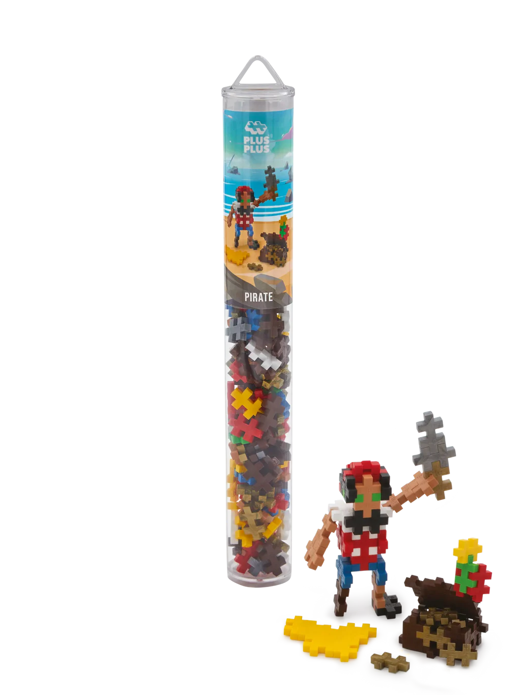 Puzzelkoker Piraat 100 stukjes