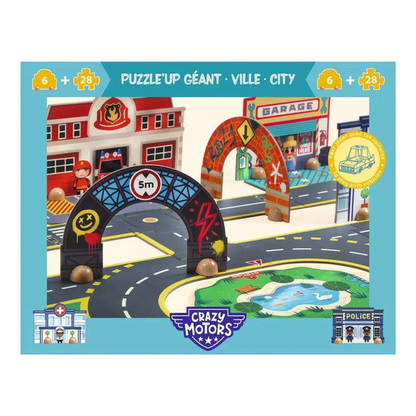 Vloerpuzzel - Stad