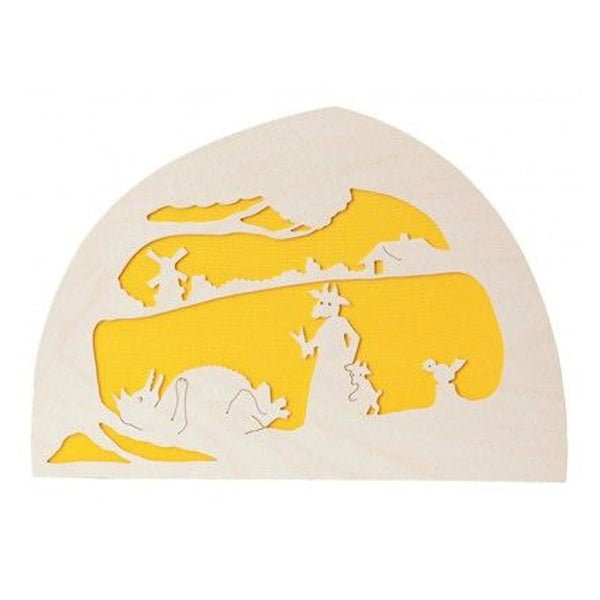 Silhouet Wolf en de 7 geitjes